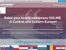 Tablet Screenshot of etarget.eu