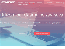 Tablet Screenshot of etarget.rs